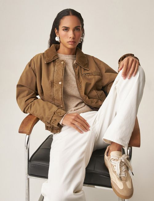 Chaqueta Regular Fit Para Mujer