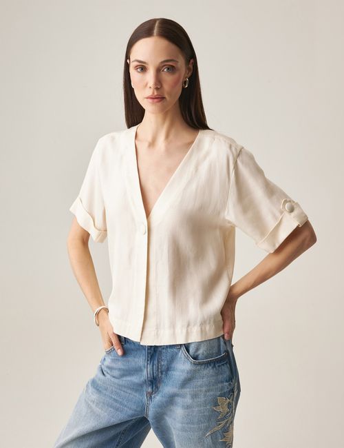 Camisa Regular Fit Para Mujer