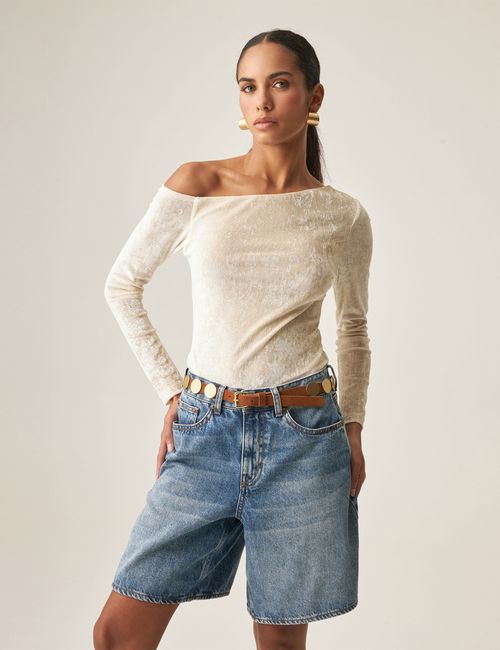 Camiseta Slim Fit Para Mujer