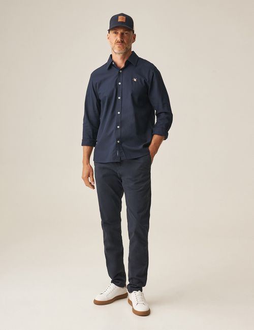 Camisa Slim Fit Para Hombre