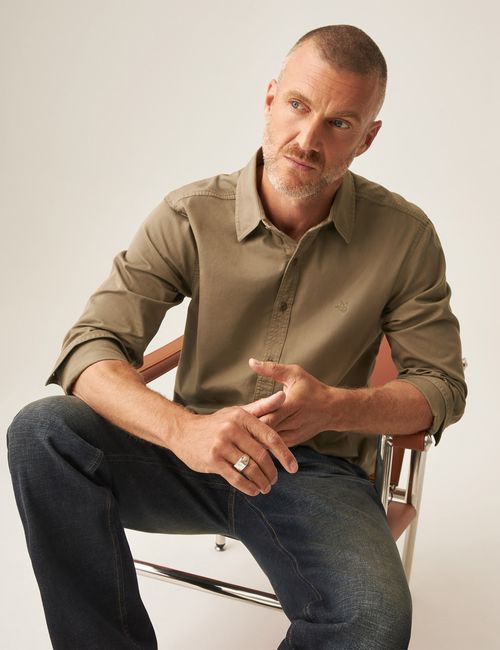Camisa Slim Fit Para Hombre