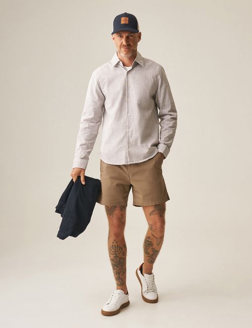 Camisa Slim Fit Para Hombre