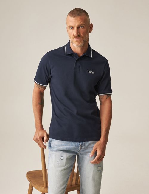 Camiseta Polo Slim Fit Para Hombre