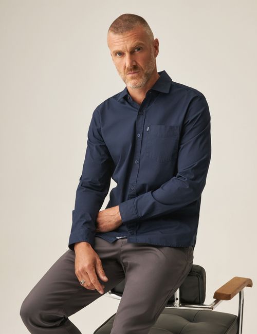Camisa Slim Fit Para Hombre