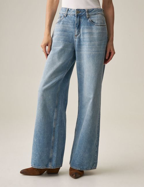 Jean Wide Leg Fit Para Mujer