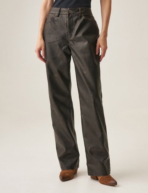 Pantalon Straight Fit Para Mujer