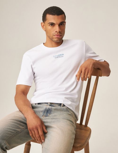 Camiseta Slim Fit Para Hombre