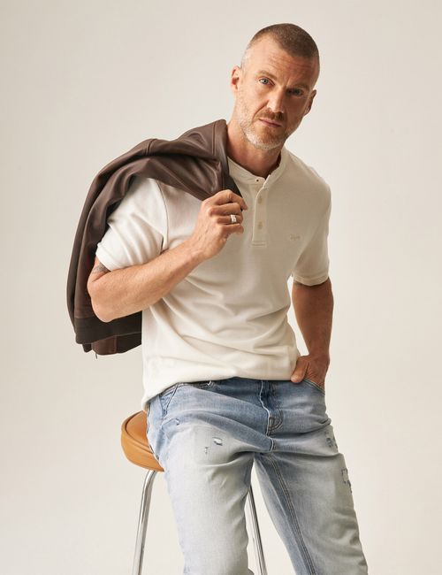 Camiseta Slim Fit Para Hombre